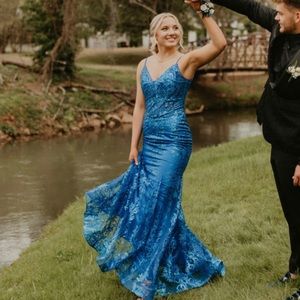 Blue Prom Dress